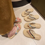 Women’s Low Heel Beach Sandals Non-Slip Slides