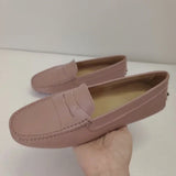 Women Flats 2025 Genuine Leather Slip-On Loafers