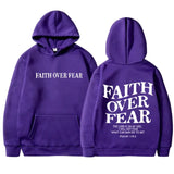 Men Faith Over Fear Hoodie