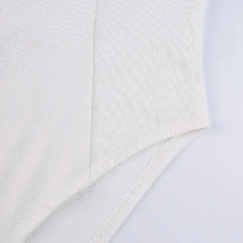 Retro Sleeveless Women's Bodysuit – Chic Slim Bodycon Summer Top