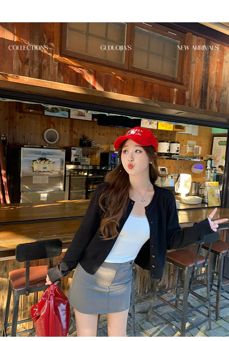 Women's Long Sleeve Knit Cardigan