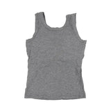 SlimCotz™ padded cotton spaghetti camis in gray, breathable summer vest for women, perfect slim fit.