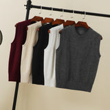 Women's Preppy Style Knit Vest