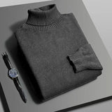 Men Slim Fit Turtleneck Sweater