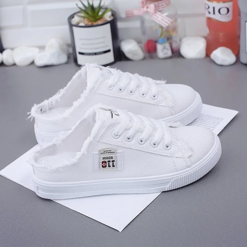 Women Canvas Shoes Classic Lace Up Sneakers