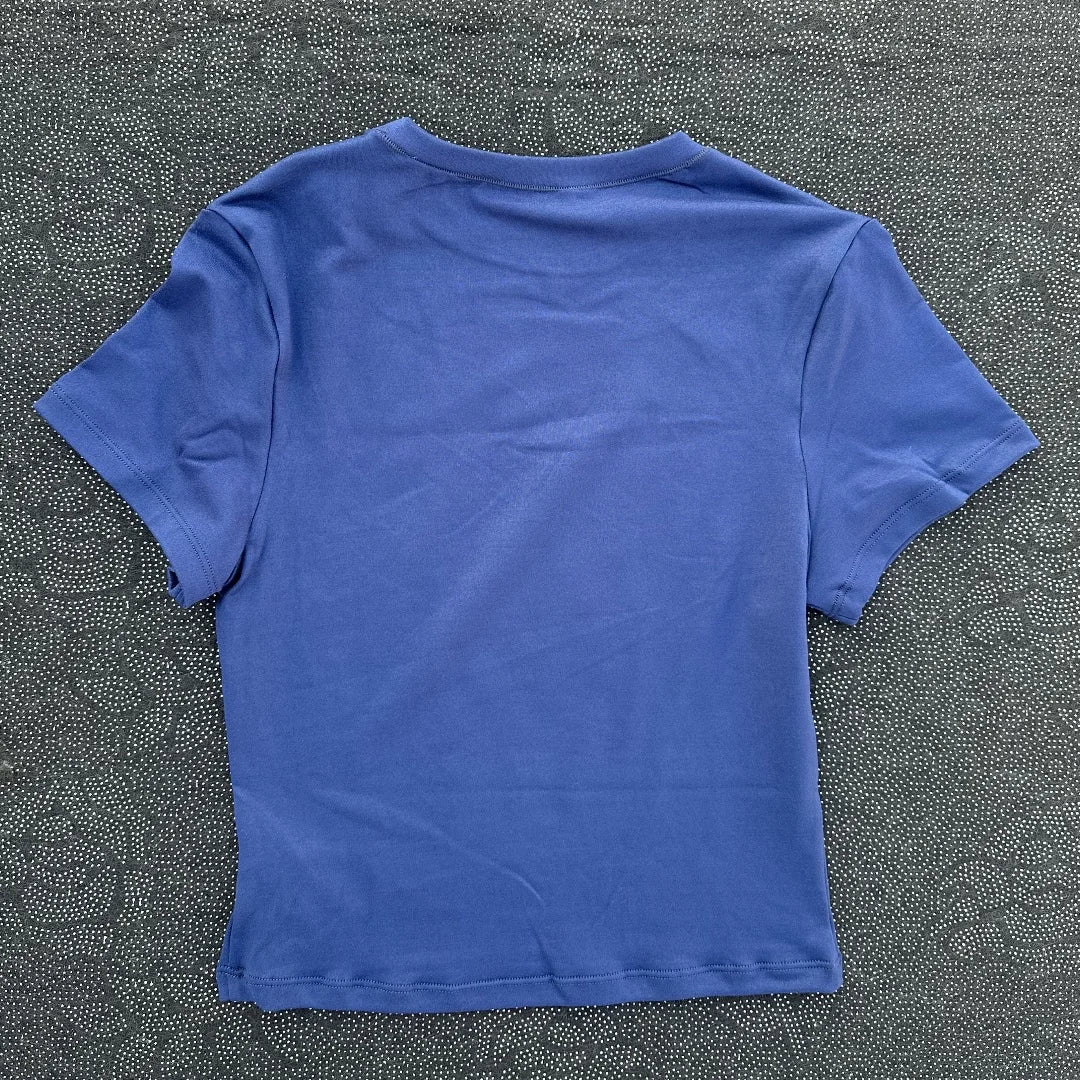 Women's Short Sleeve Yoga Crop Top – Soft Breathable Training Shirt