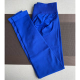 Women Seamless Ribbed Scrunch Yoga Leggings