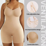 Women's Seamless Tummy Control Bodysuit – Stretch Shapewear Body Shaper