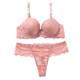 Women Floral Lace Garter Set