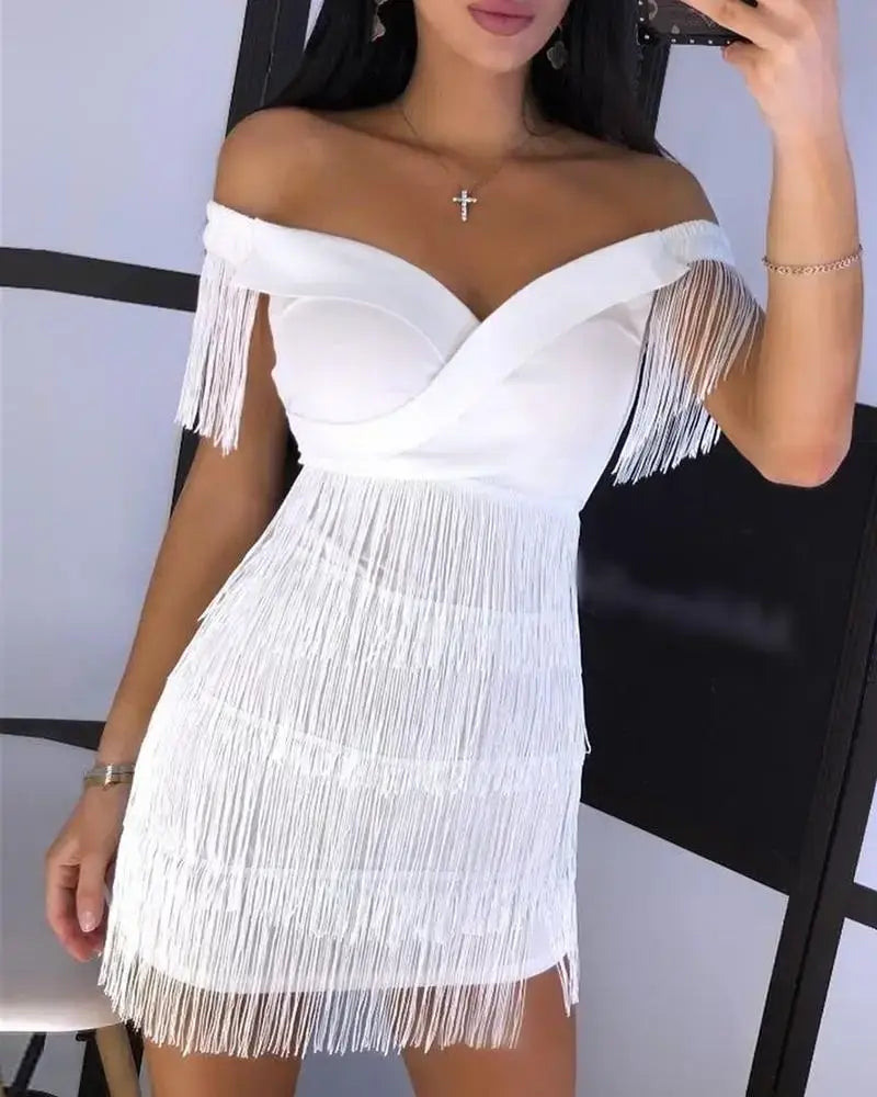 Sexy One-Shoulder Evening Dress