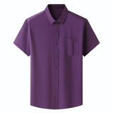 Men Plus Size Work Shirt