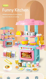 Kids Mini Kitchen Counter Play Set