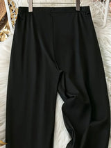 Women’s Black Straight-Leg Pants