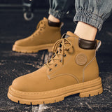 Men’s Outdoor Anti-Slip Leather Boots