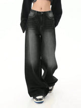 Women Vintage Teen Relaxed Jeans
