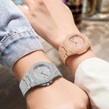 Men’s Big Dial Silver Quartz Watch