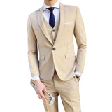 Men 3-Piece Wedding Formal Suit Set