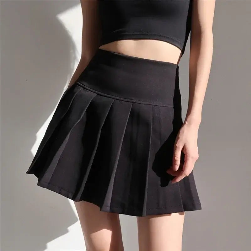 Women Y2K Pleated Mini Skirt