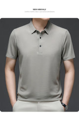 Men Ice Silk Polo Shirt