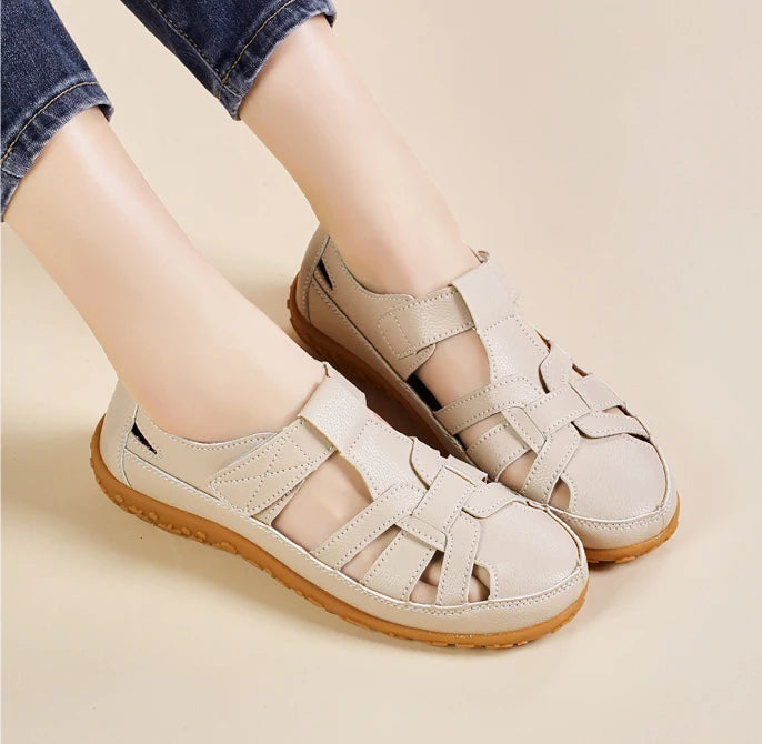 Women’s Covered Toe Summer Flat Walking Sandals