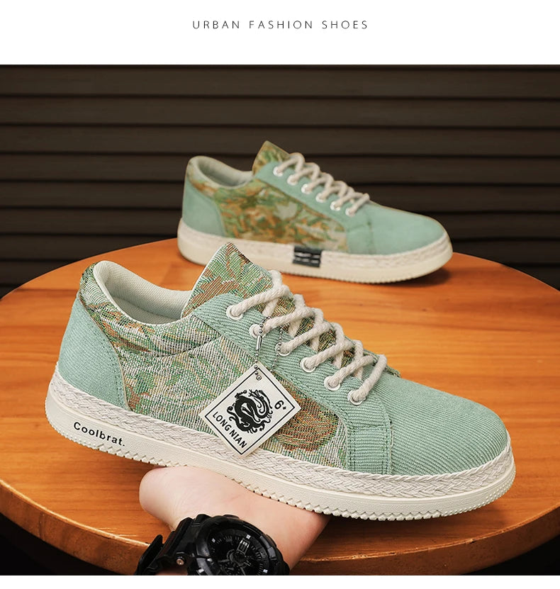 SpringWalk™ Men’s Casual Canvas Shoes