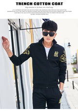 Men’s Plus Size Autumn Tracksuit Set