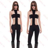 PunkTrix™ – Y2K Goth Harajuku Slim Jumpsuit (Bold, Punky & Scene-Ready)