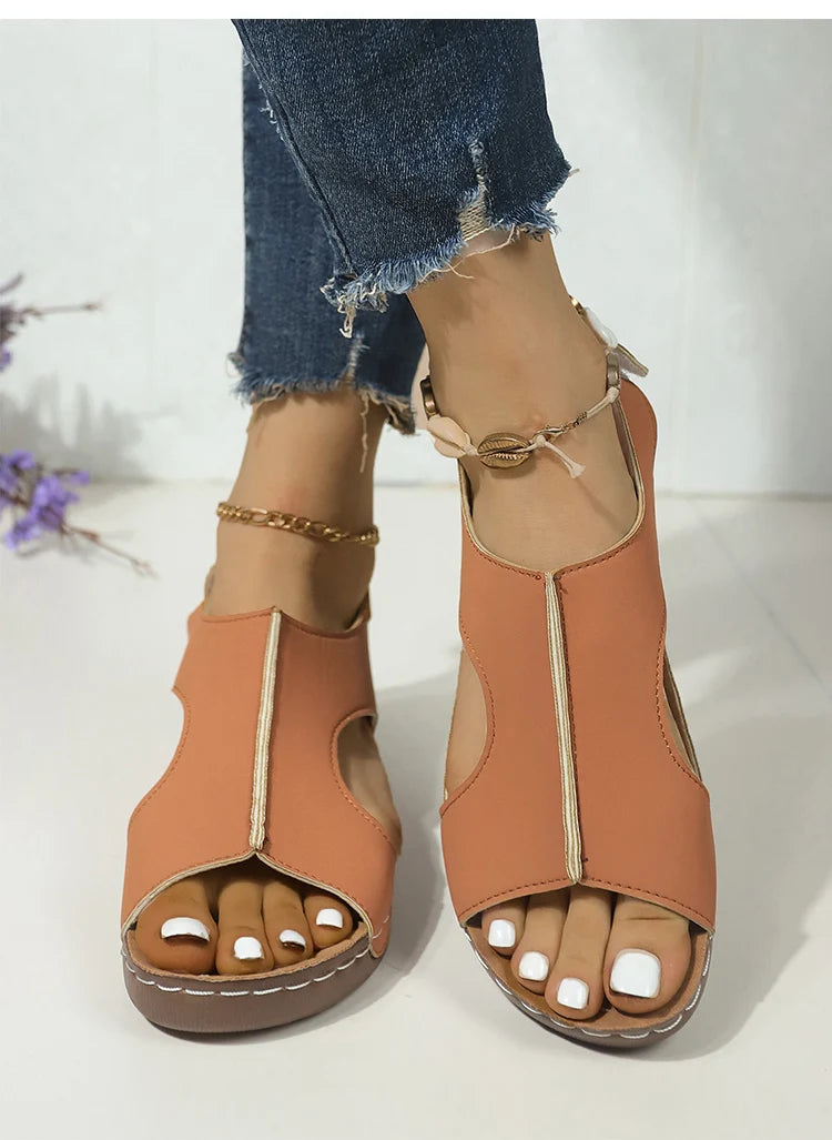 Low Platform Wedge Sandals – Summer 2025