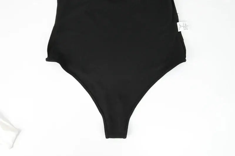 Women High Neck Long Sleeve Bodysuit