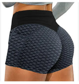 Women Honeycomb Yoga Shorts