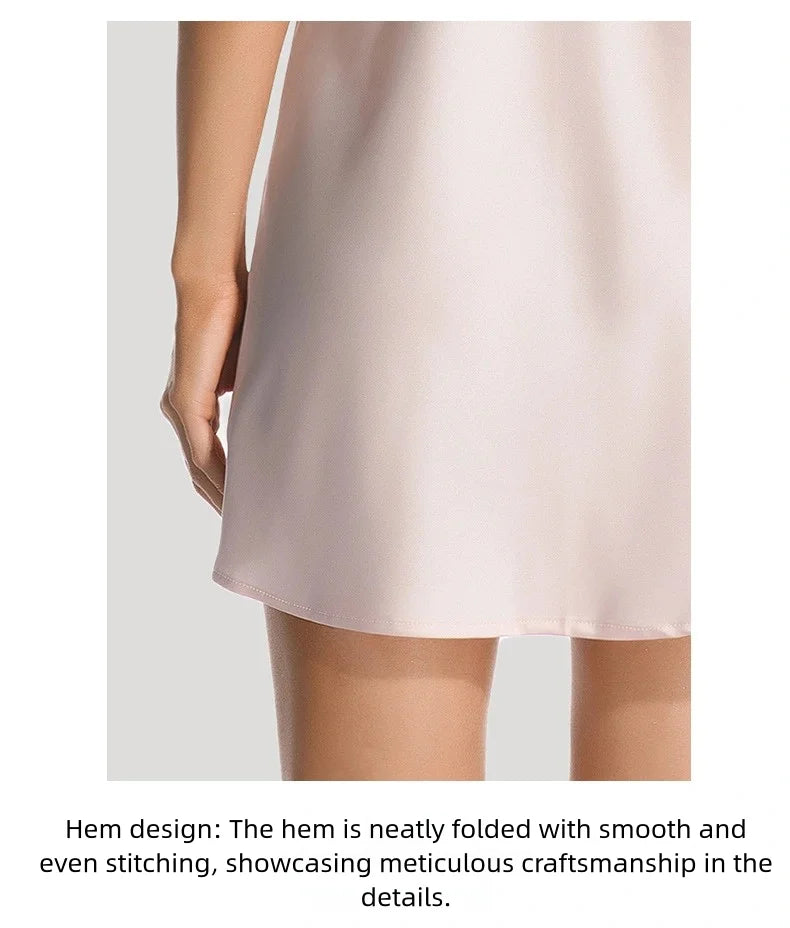 Women Deep V Silk Sleepwear