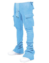 Men's Plus Size Stacked Cargo Pants – Fleece Streetwear