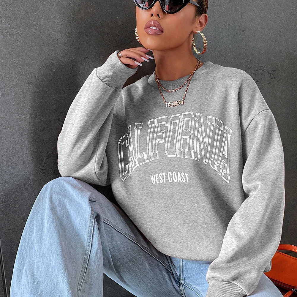 California Print Pullover