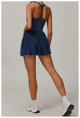 Women Mesh Breathable Tennis Skirt