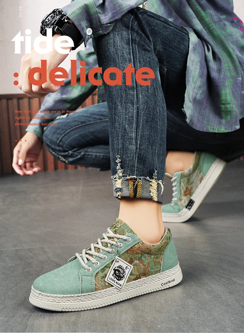 SpringWalk™ Men’s Casual Canvas Shoes