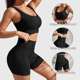Women Seamless Ribbed Yoga Set