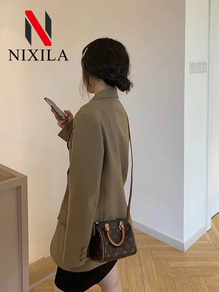 PowerSet™ – Slim Blazer Suit Set (Office-Classy, Tailored for Comfort & Impact)