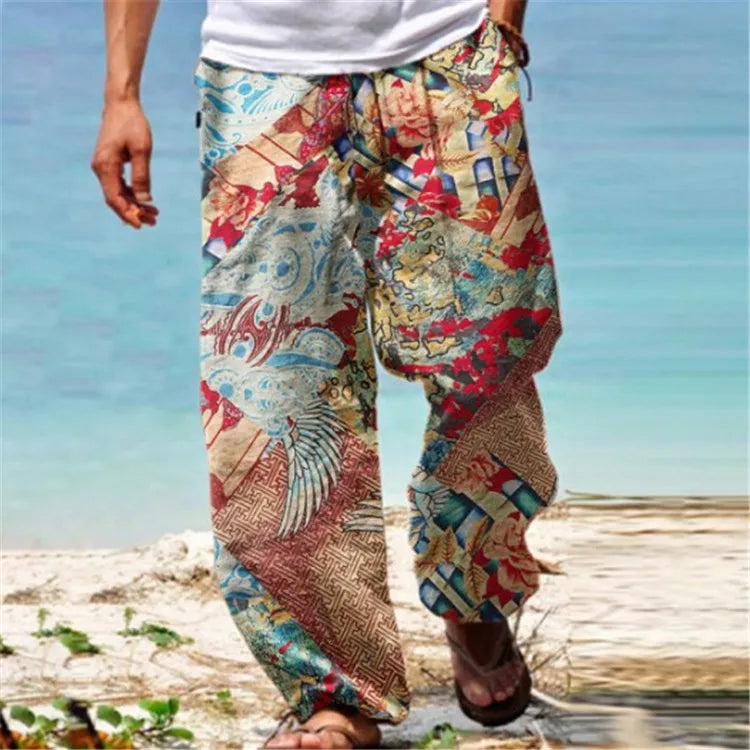 Printed Men’s Casual Pants