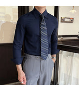 Men Slim Striped Shirt
