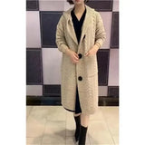 Women Twists Long Knit Cardigan
