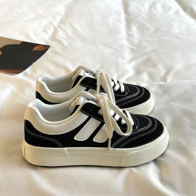 Women Canvas Shoes Platform Walking Shoes
