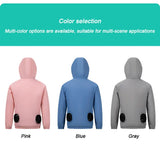 Men Cooling Fan USB Cotton Jacket