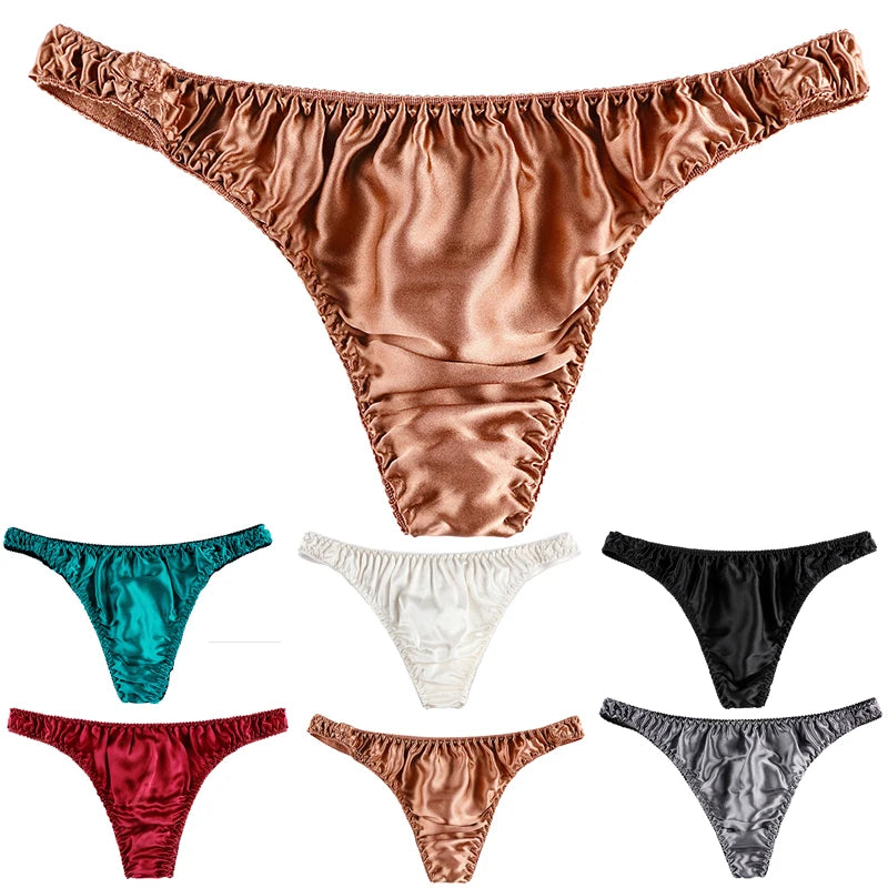 Men's Silk Underwear – Seamless Low Rise