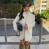 FauxForm™ – Faux Fur Straight Blazer (2025 Style, Cozy Meets Chic)