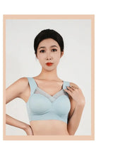 Women Ice Silk Seamless Push Up Bra
