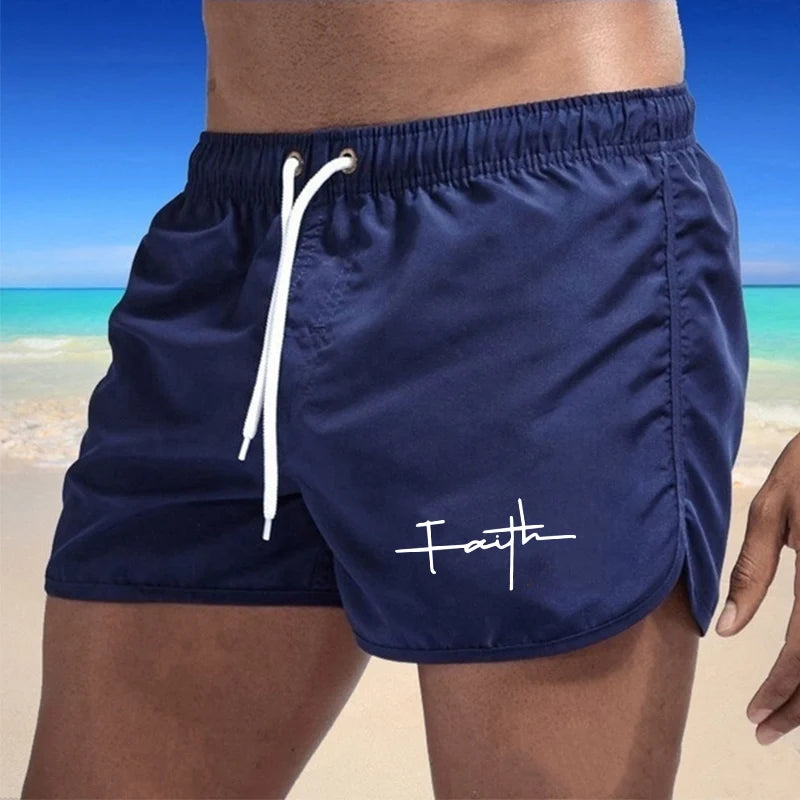 Men Casual Beach Swim Trunks