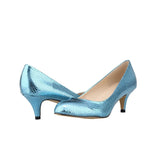 5cm Crocodile Pumps – Low Heel Red Heels 2025