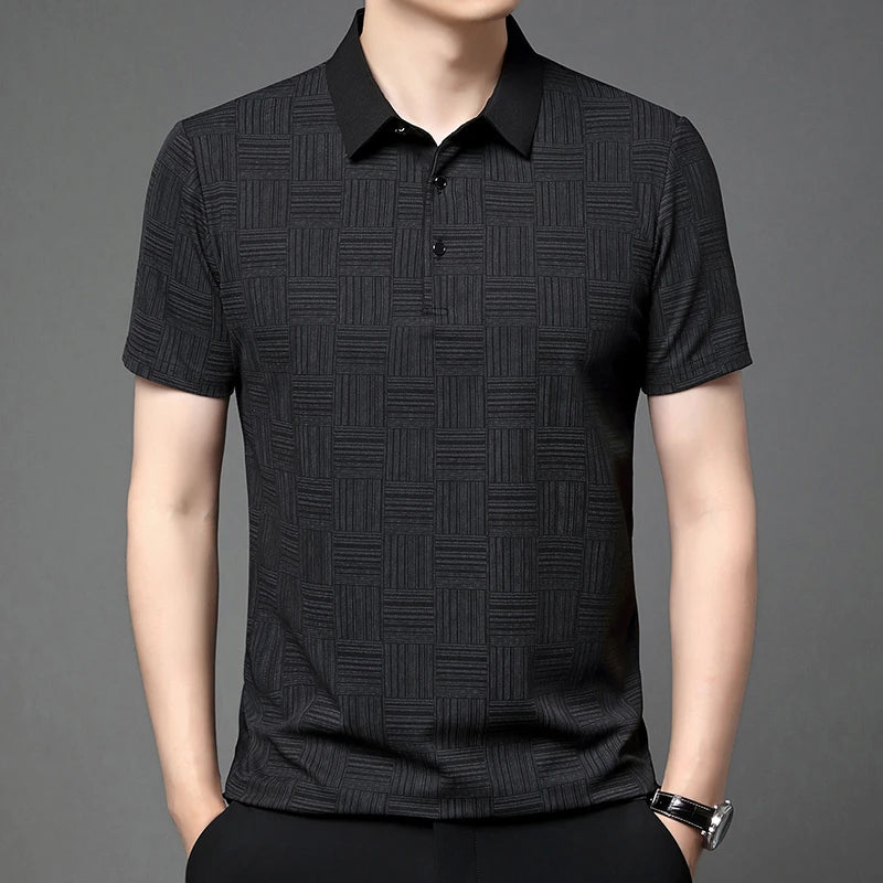 Men Printed Polo Shirt
