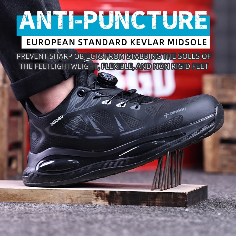 Women Safety Shoes Breathable Fashion Sneakers