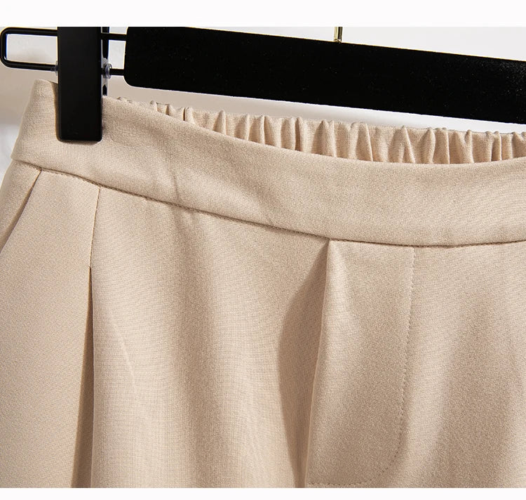 Women's Plus Size High Waist Pants – Autumn Winter